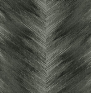 Washed Chevron Charcoal by Seabrook Wallpaper