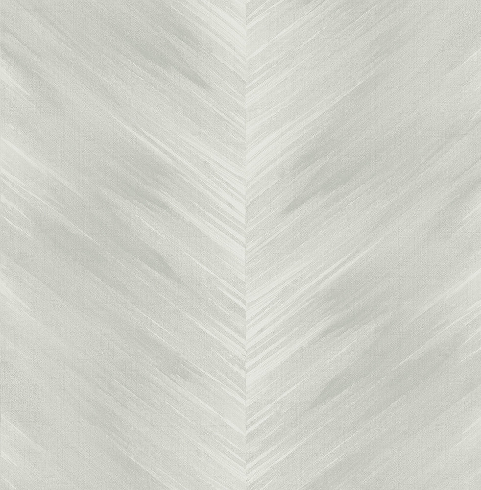Washed Chevron Daydream Grey by Seabrook Wallpaper Harry & Grace Peel and Stick United States 30.75 20.87" 20.5" - Fabric Carolina -