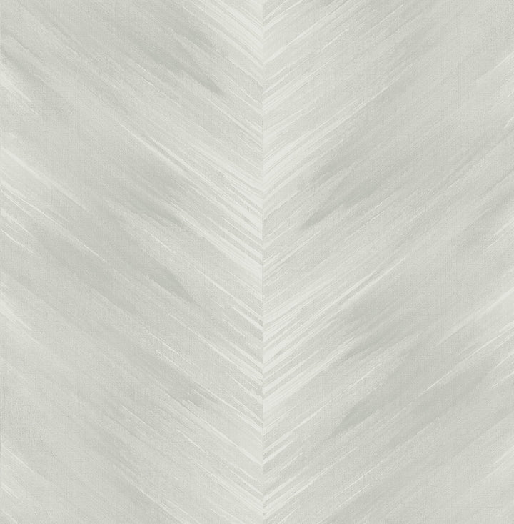 Washed Chevron Daydream Grey by Seabrook Wallpaper Harry & Grace Peel and Stick United States 30.75 20.87" 20.5" - Fabric Carolina -