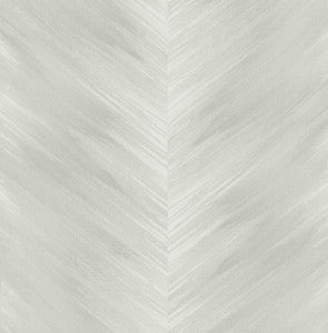 Washed Chevron Daydream Grey by Seabrook Wallpaper