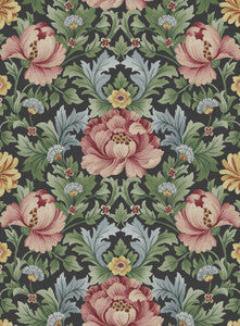 Floral Garden Rose & Fern by Seabrook Wallpaper
