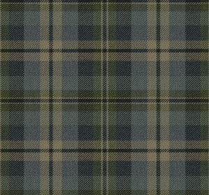 Thornbury Tailored Plaid Deep Sea by Seabrook Wallpaper