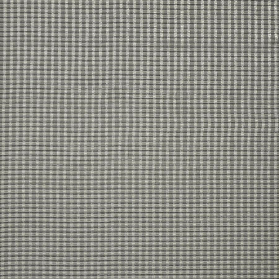 Hutton # 306 Granite by Maxwell Fabric Sheer Style 100% POLYESTER TURKEY V-0.8"H-0.9" 118" - Fabric Carolina -