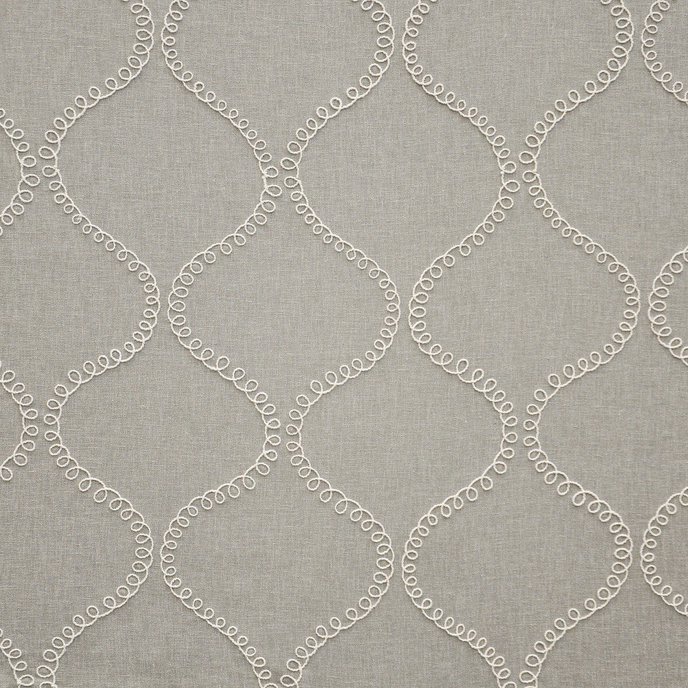 Harpo # 671 Stone by Maxwell Fabric COLOR WAVES-NOMAD 47% POLYESTER 46% COTTON
7% LINEN INDIA </p><p>Repeat: Horizontal: H-8.7 and Vertical: V-18.9 54"EMB51.5 - Fabric Carolina -