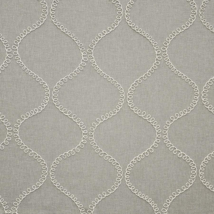 Harpo # 671 Stone by Maxwell Fabric COLOR WAVES-NOMAD 47% POLYESTER/46% COTTON 7% LINEN INDIA V-18.9"H-8.7" 54"EMB51.5 - Fabric Carolina -