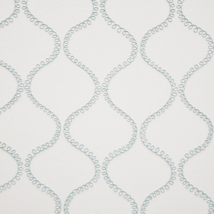Harpo # 838 Spa by Maxwell Fabric COLOR WAVES-RIVIERA 47% POLYESTER/46% COTTON
7% LINEN INDIA See sample </p><p>Repeat: Horizontal: 8.7" and Vertical: 18.9" 54"EMB51.5 - Fabric Carolina -