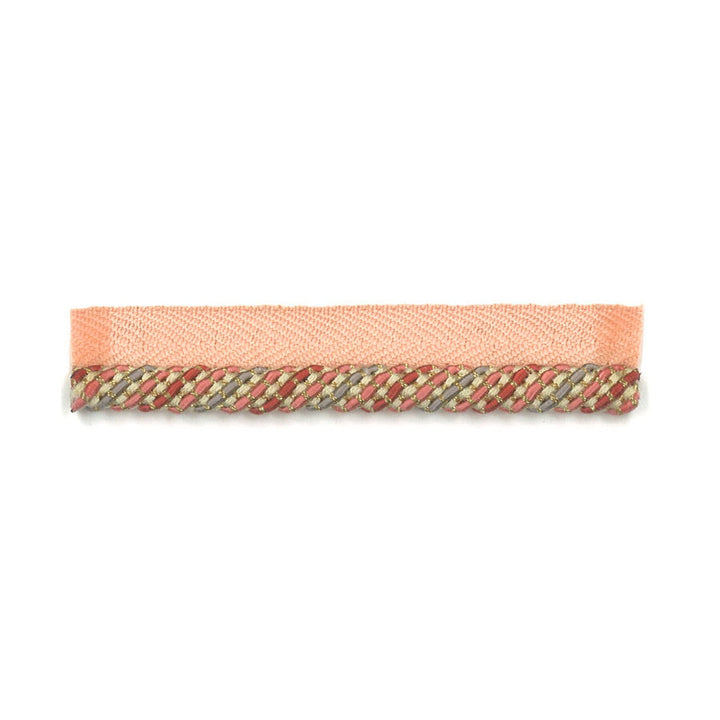 Hickory 10 Coral by Stout Designer Trim NEW WORLD TRIM VOLUME II 56%COT 22%SVI 15%POL 6%MTL 1%NYL CHINA </p><p>Repeat: 0 0.25 in - Swanky Fabrics -