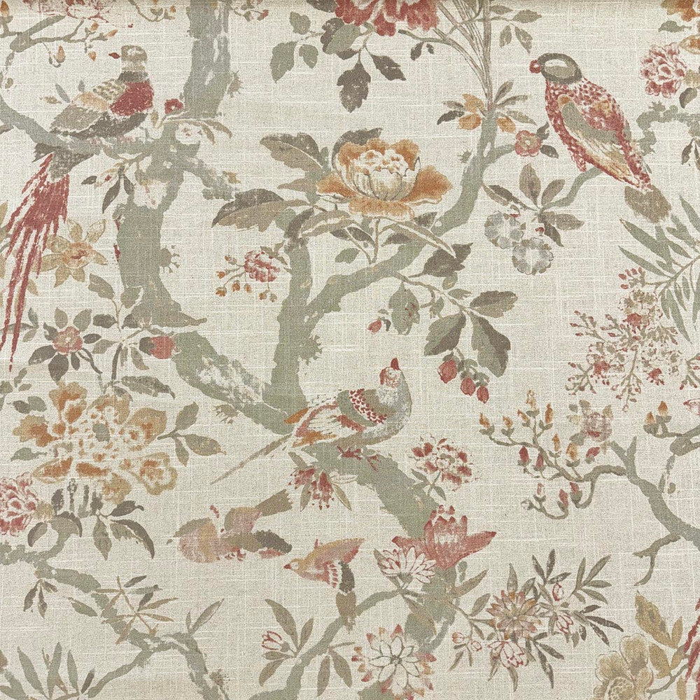 Hidcote Berry by Magnolia Designer Fabric - 55 Linen, 45 Rayon Pakistan 50000 Horizontal: 27 and Vertical: 36 54 - Swanky Fabrics -