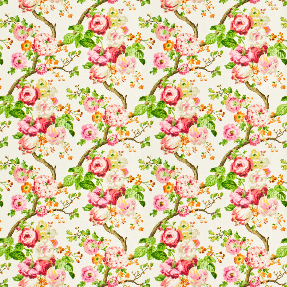 Hinder 2 Raspberry by Stout Fabric RAINBOW LIBRARY BLUSH/SORBET 55%LIN 45%SVI USA Horizontal: 27.000 and Vertical: 13.500 54 in - Fabric Carolina -