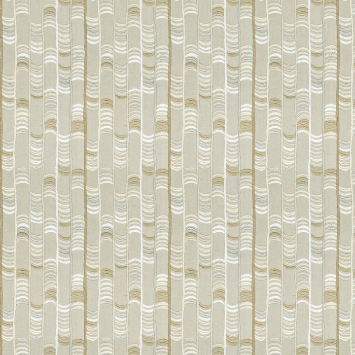 Hitherto 2 Natural by Stout Fabric Rainbow Library Toast/Driftwood 100% Cotton Embroidery INDIA Horizontal: 12.875 and Vertical: 6.375 51.87 in - Fabric Carolina -