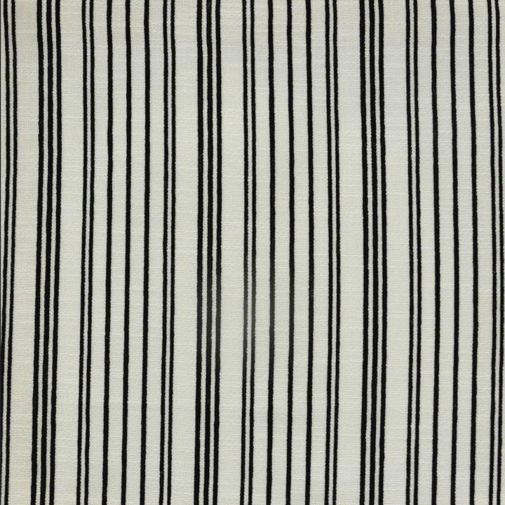 Hilroy # 814 Skunk by Maxwell Designer Fabric Performance Wovens-Vol. Vi Pampas 100% UV POLYESTER USA H-4" 56.8" - Swanky Fabrics -
