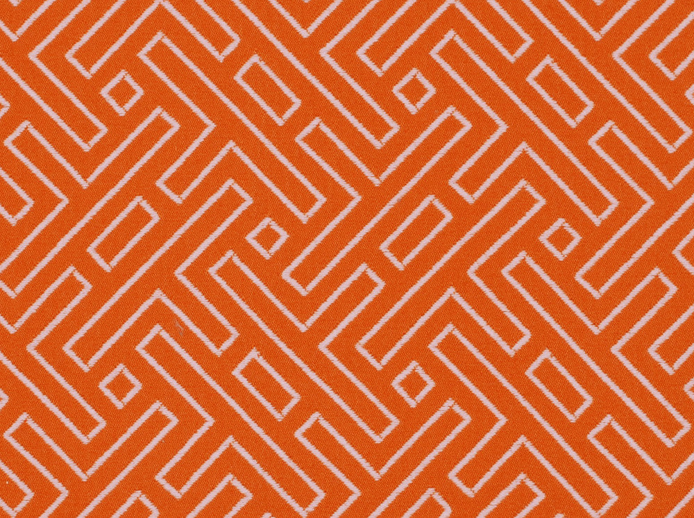 Hl-Belami Orange 320 by Covington Fabric 72% COTTON/28% POLYESTER CHN 50000 Horizontal: 3.67 and Vertical: 3.67 54 - Fabric Carolina -