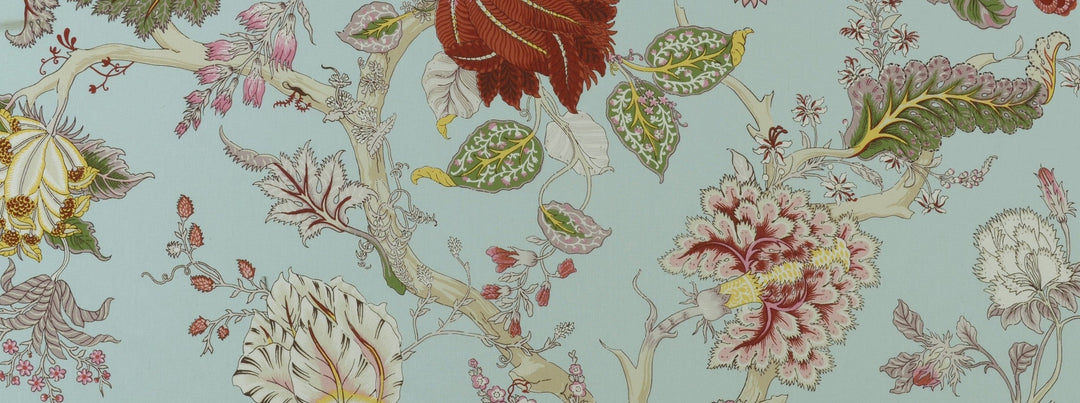 Hl-Darjeeling Wide Width 3 Lt Blue/Pink by Covington Designer Fabric