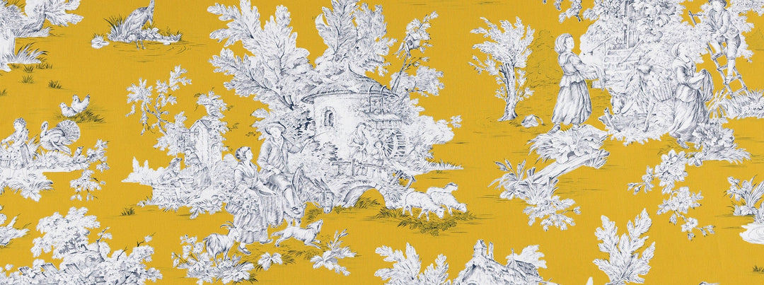 Hl-Pastorale 84 Golden Yellow by Covington Designer Fabric