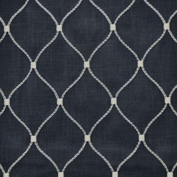 Havering # 124 Pacific by Maxwell Fabric Color Theory-Vol.Vii Neptune BASE: 100% POLYESTER
65% VISCOSE EMB: 35% COTTON INDIA V-6.30" H-4.48" 53" - Fabric Carolina -