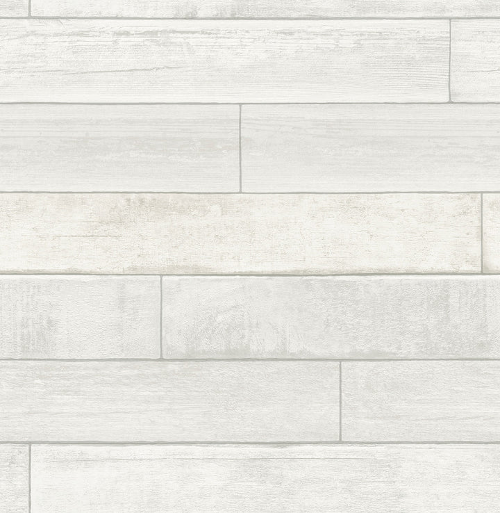 Wallace White Timber Wallpaper by Brewster Brewster Kids Covers about 56.4 square feet 20.5-in by 33-ft long roll Unpasted 21 - Fabric Carolina -