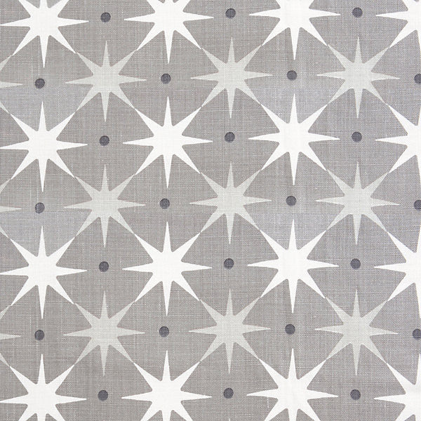 Star Power/Grey Hn 000142023 by Hinson Fabric ALBERT HADLEY 100% LINEN USA MEDIUM DUTY Horizontal: 7.5" and Vertical: 7.5" 54" - Fabric Carolina -