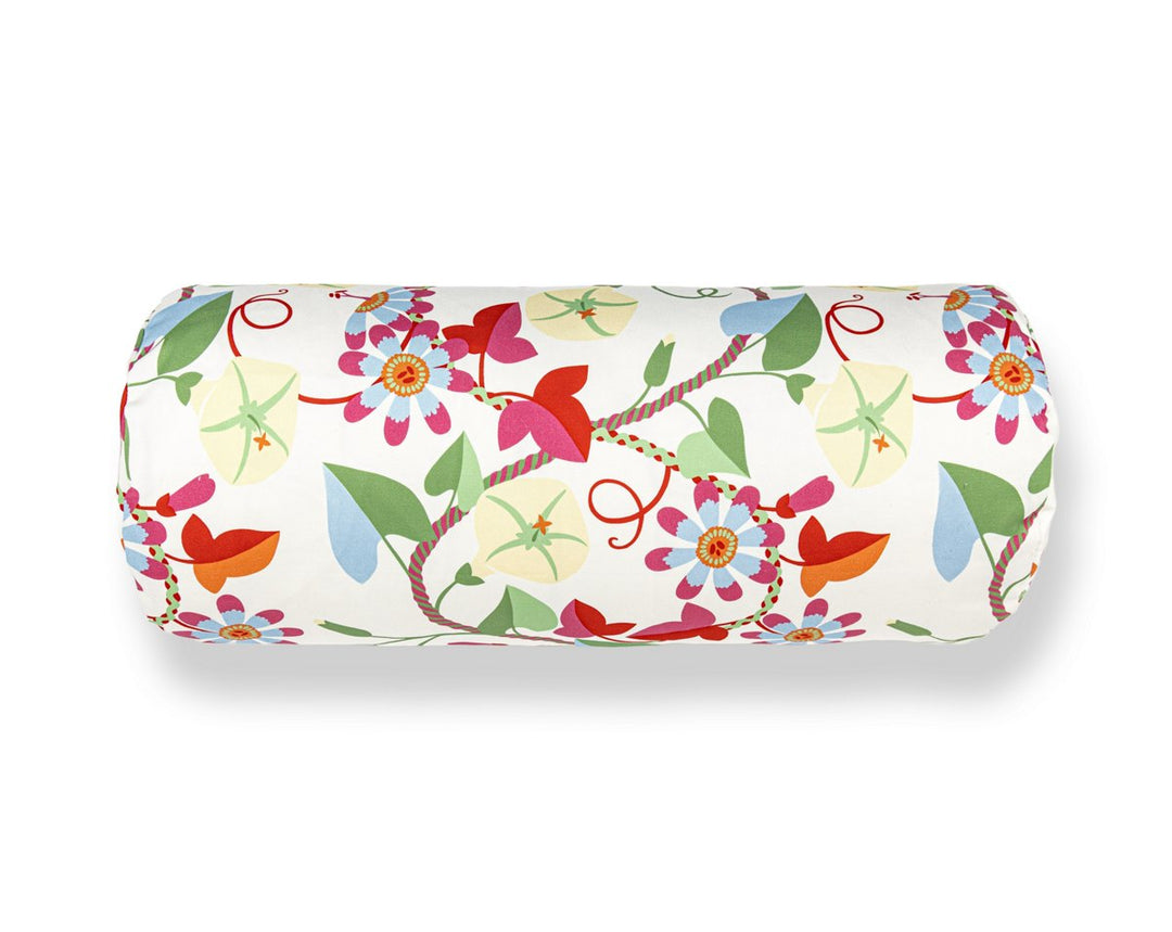 Morning Glory Pillow 21 X 7 - Primary HNBADK166580001 by Scalamandre Designer Pillow