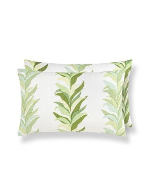 Chira Island Pillow 14 X 22 - Leaf HNLBDK166520001 by Scalamandre Pillows COLOR POP 100% LINEN U.S.A. Horizontal: and Vertical: 0 - Fabric Carolina -