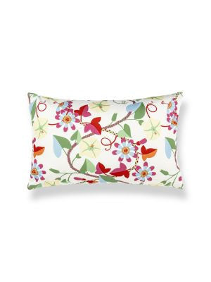 Morning Glory Pillow 14 X 22 - Primary HNLBDK166580001 by Scalamandre Pillows COLOR POP 100% COTTON U.S.A. Horizontal: and Vertical: 0 - Fabric Carolina -
