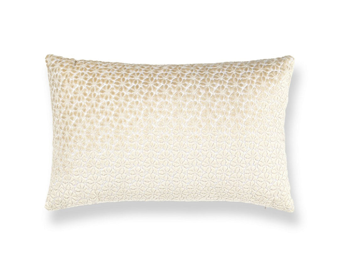 Petal Velvet Pillow 14 X 22 - Ivory HNLBDK273320001 by Scalamandre Designer Pillow