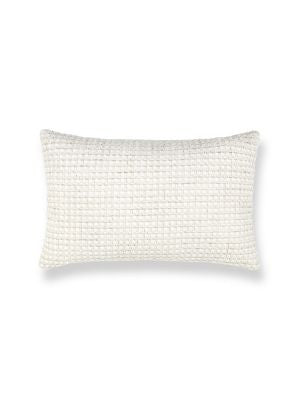 Heatherton Pillow 14 X 22 - Swan HNLBDK273330001 by Scalamandre Pillows COLOR POP 61% RECYCLED ACRYLIC 38% POLYESTER 1% VISCOSE U.S.A. Horizontal: and Vertical: 0 - Fabric Carolina -