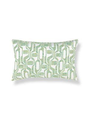 Telly Pillow 14 X 22 - Leafgreen HNLBDK273350001 by Scalamandre Pillows COLOR POP 92% COTTON 8% NYLON U.S.A. Horizontal: and Vertical: 0 - Fabric Carolina -