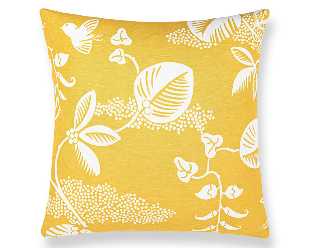 Pepper Pillow 22 X 22 - Maize HNSDDK166550001 by Scalamandre Designer Pillow