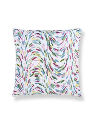 Fountain Embroidery Pillow 22 X 22 - Printemps HNSDDK273360001 by Scalamandre Pillows COLOR POP 72% LINEN 28% VISCOSE U.S.A. Horizontal: and Vertical: 0 - Fabric Carolina -