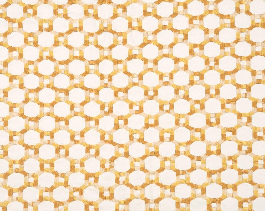 Island Trellis Yellow HN420140002 by Hinson Designer Fabric