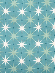 Scalamandre Fabric Star Power Aqua