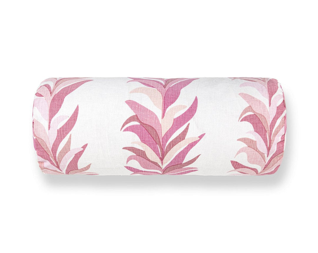 Chira Island Pillow 21 X 7 - Azalea HNBADK166520002 by Scalamandre Designer Pillow