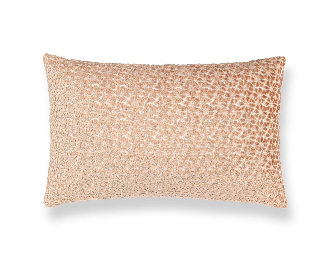 Petal Velvet Pillow 14 X 22 - Peachfuzz HNLBDK273320002 by Scalamandre Designer Pillow