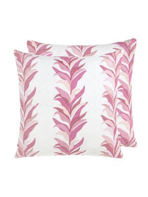 Chira Island Pillow 22 X 22 - Azalea HNSDDK166520002 by Scalamandre Pillows COLOR POP 100% LINEN U.S.A. Horizontal: and Vertical: 0 - Fabric Carolina -