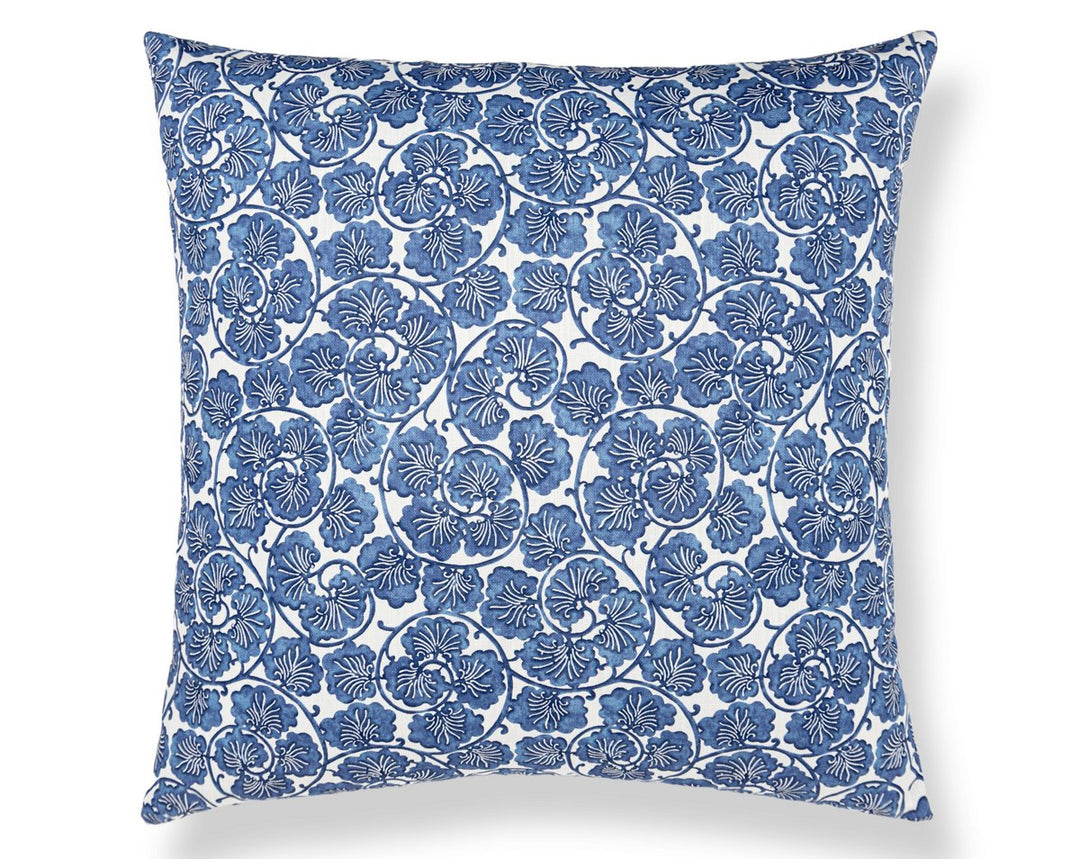 May Pillow 22 X 22 - Cobalt HNSDDK166560002 by Scalamandre Designer Pillow