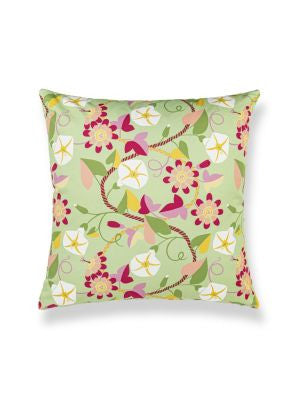 Morning Glory Pillow 22 X 22 - Meadow HNSDDK166580002 by Scalamandre Pillows COLOR POP 100% COTTON U.S.A. Horizontal: and Vertical: 0 - Fabric Carolina -