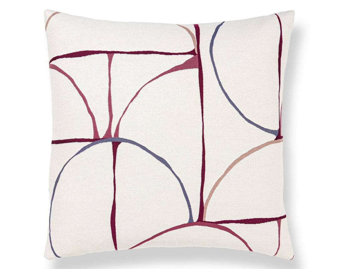 Aerial Pillow 22 X 22 - Raspberry HNSDDK273340002 by Scalamandre Designer Pillow