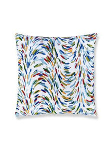 Fountain Embroidery Pillow 22 X 22 - Tropicalblue HNSDDK273360002 by Scalamandre Pillows