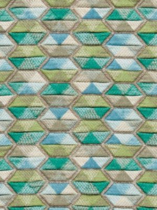 Scalamandre Fabric Carousel Aqua