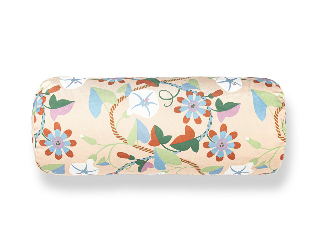 Morning Glory Pillow 21 X 7 - Peach HNBADK166580003 by Scalamandre Designer Pillow