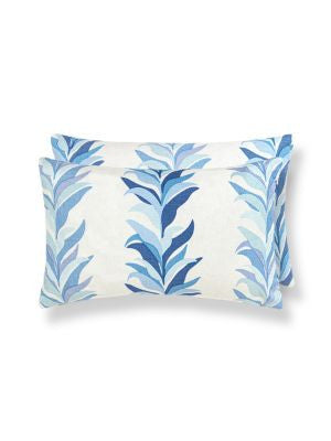Chira Island Pillow 14 X 22 - Blue Marine HNLBDK166520003 by Scalamandre Pillows COLOR POP 100% LINEN U.S.A. Horizontal: and Vertical: 0 - Fabric Carolina -