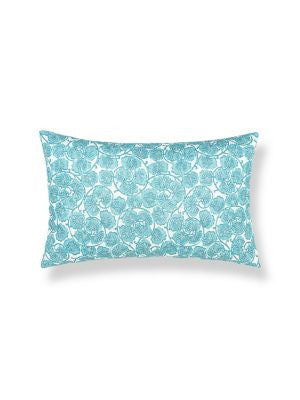 May Pillow 14 X 22 - Turquoise HNLBDK166560003 by Scalamandre Pillows COLOR POP 90% COTTON 10% LINEN U.S.A. Horizontal: and Vertical: 0 - Fabric Carolina -