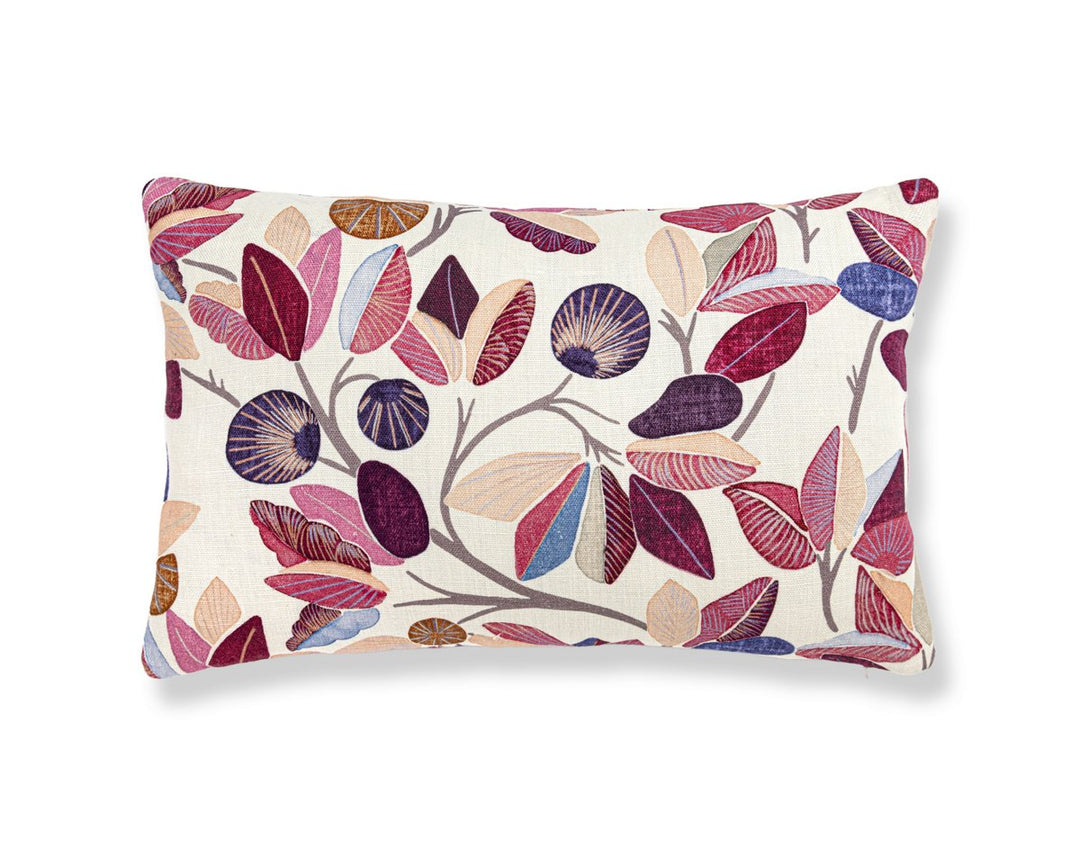 Linden Pillow 14 X 22 - Berry HNLBDK166570003 by Scalamandre Designer Pillow