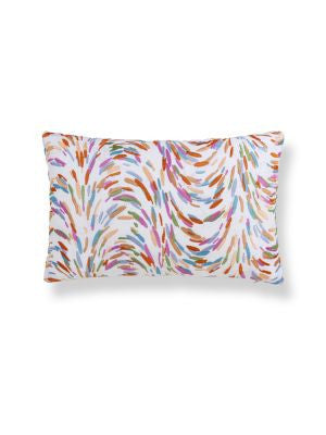 Fountain Embroidery Pillow 14 X 22 - Peach HNLBDK273360003 by Scalamandre Pillows COLOR POP 72% LINEN 28% VISCOSE U.S.A. Horizontal: and Vertical: 0 - Fabric Carolina -