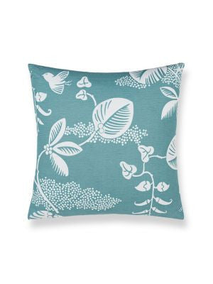 Pepper Pillow 22 X 22 - Turquoise HNSDDK166550003 by Scalamandre Pillows COLOR POP 67% LINEN 33% COTTON U.S.A. Horizontal: and Vertical: 0 - Fabric Carolina -
