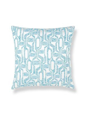 Telly Pillow 22 X 22 - Blueskies HNSDDK273350003 by Scalamandre Pillows COLOR POP 92% COTTON 8% NYLON U.S.A. Horizontal: and Vertical: 0 - Fabric Carolina -