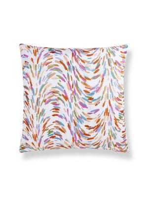 Fountain Embroidery Pillow 22 X 22 - Peach HNSDDK273360003 by Scalamandre Pillows COLOR POP 72% LINEN 28% VISCOSE U.S.A. Horizontal: and Vertical: 0 - Fabric Carolina -