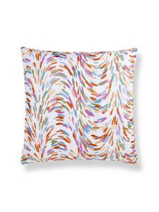 Fountain Embroidery Pillow 22 X 22 - Peach HNSDDK273360003 by Scalamandre Pillows