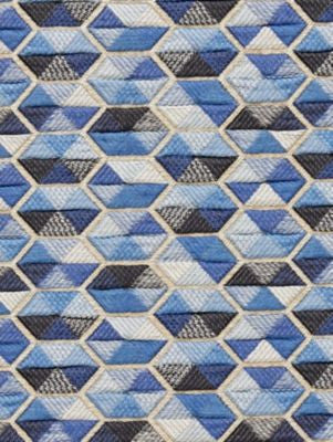 Carousel Blue HN420060004 by Hinson Designer Fabric HINSON LIBRARY 77% VISCOSE 15% POLYESTER 8% COTTON TURKEY MEDIUM DUTY Horizontal: 3.8" and Vertical: 6.5" 50 - Swanky Fabrics -