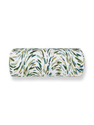Fountain Embroidery Pillow 21 X 7 - Leaf HNBADK273360004 by Scalamandre Pillows COLOR POP 72% LINEN 28% VISCOSE U.S.A. Horizontal: and Vertical: 0 - Fabric Carolina -